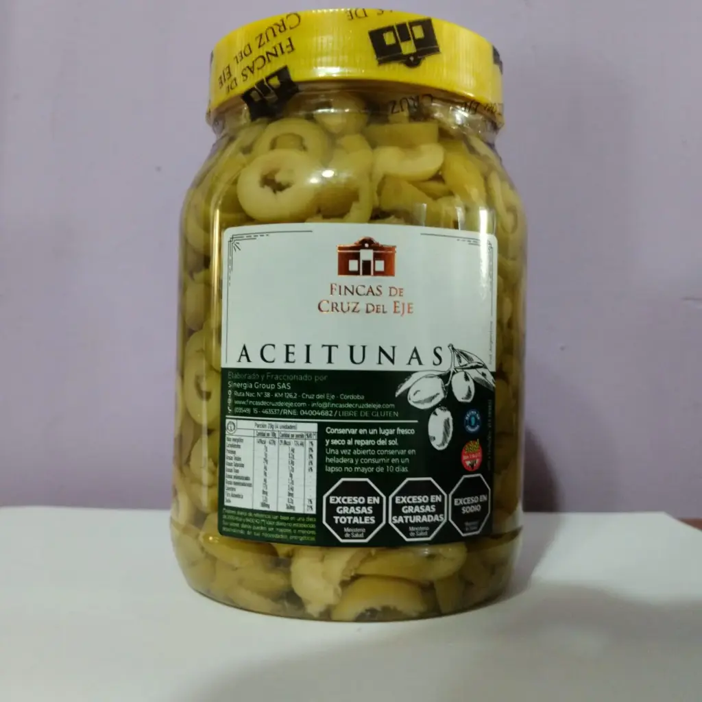 Aceitunas Verdes en rodajas x 500gr – con envase