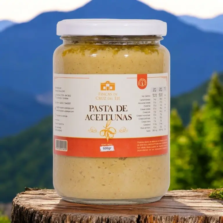 Pasta de Aceitunas Verdes Fincas de Cruz del Eje x 600g V