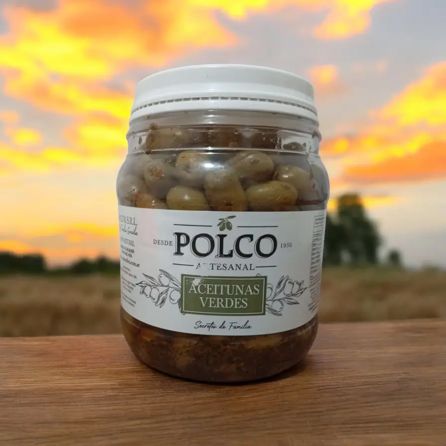 Aceitunas verdes condimentadas POLCO x1kg