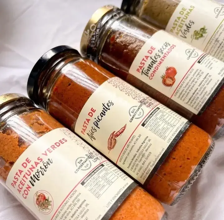 Pasta de aceitunas de verde con morron x 230 g