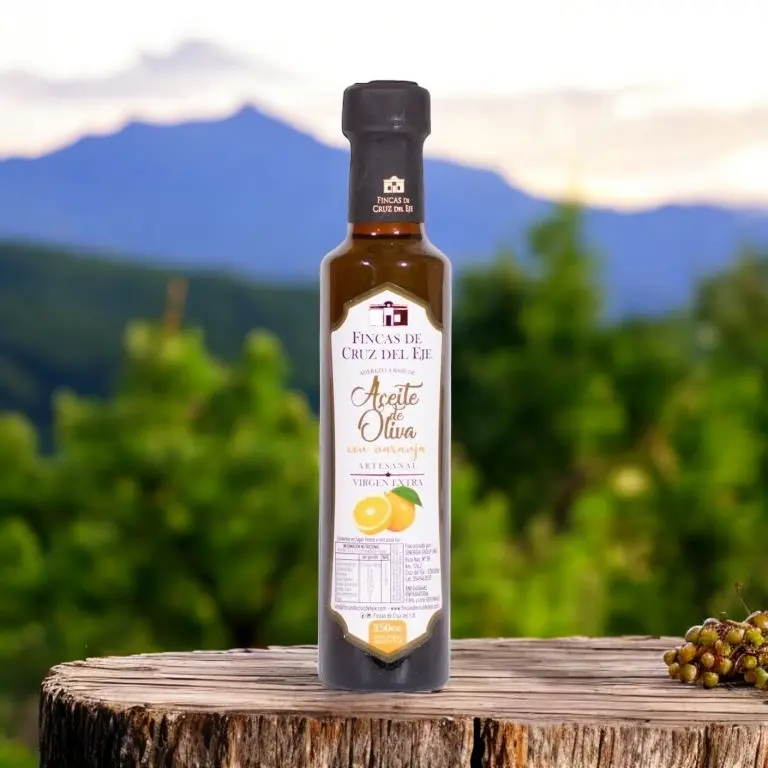 Aceite de oliva saborizado con naranja – Envase de vidrio de 250cc 