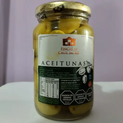 [elbuenolivo.odoo.com/15] Aceitunas Verdes Descarozadas x 500gr – con Envase 