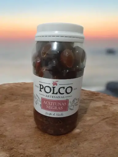 [elbuenolivo.odoo.com/24] Aceitunas negras condimentadas POLCO x 500g