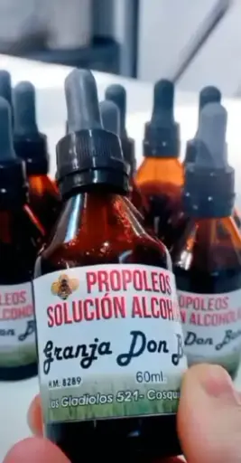 Solucion Propolio con alchohl