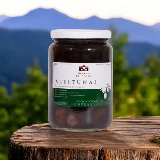 [elbuenolivo.odoo.com/13] Aceitunas Negras Fincas Cruz del Eje tamaño grande 500gr v